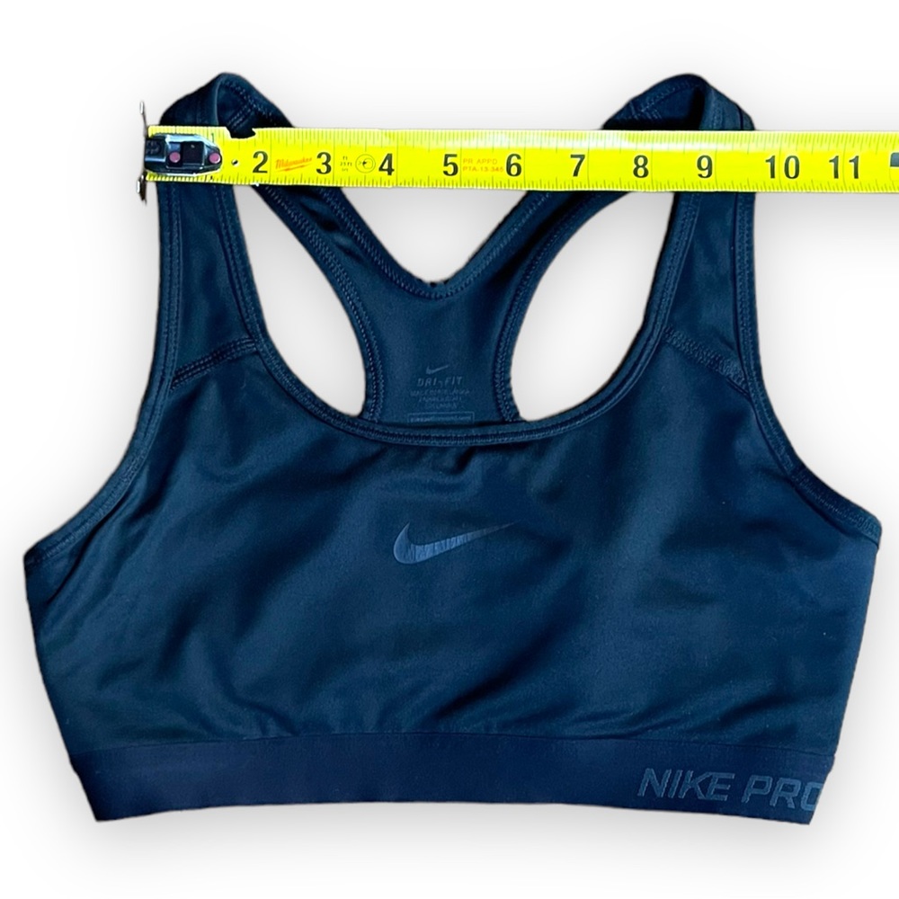 Women’s Nike Black Dri-Fit Sports Bra - Size M - Picture 3 of 7